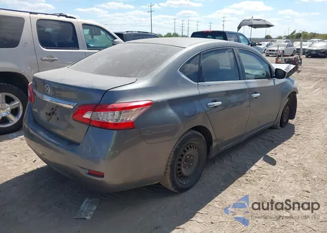 2015 Nissan Sentra S из США, поврежденный, VIN 3N1AB7AP5FY313548